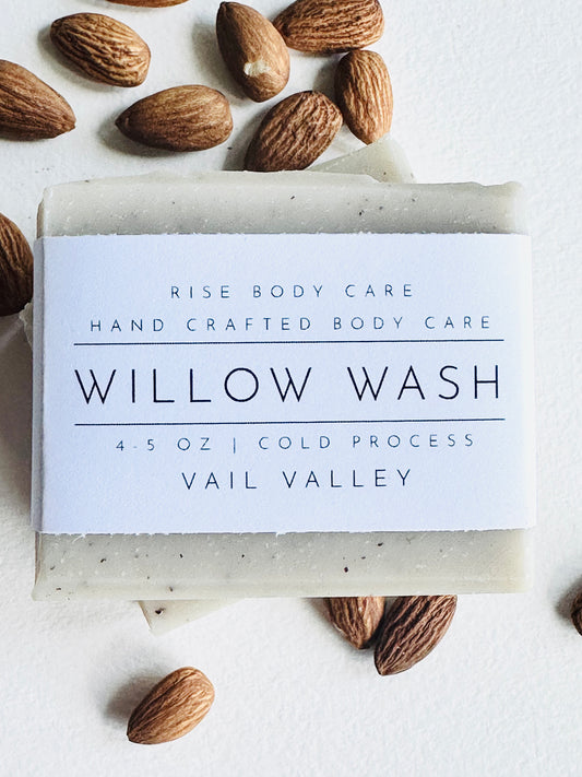Exfoliating Willow Wash Almond Scrub | Enhance Skin Texture | Nourishing | Soften & Smooth