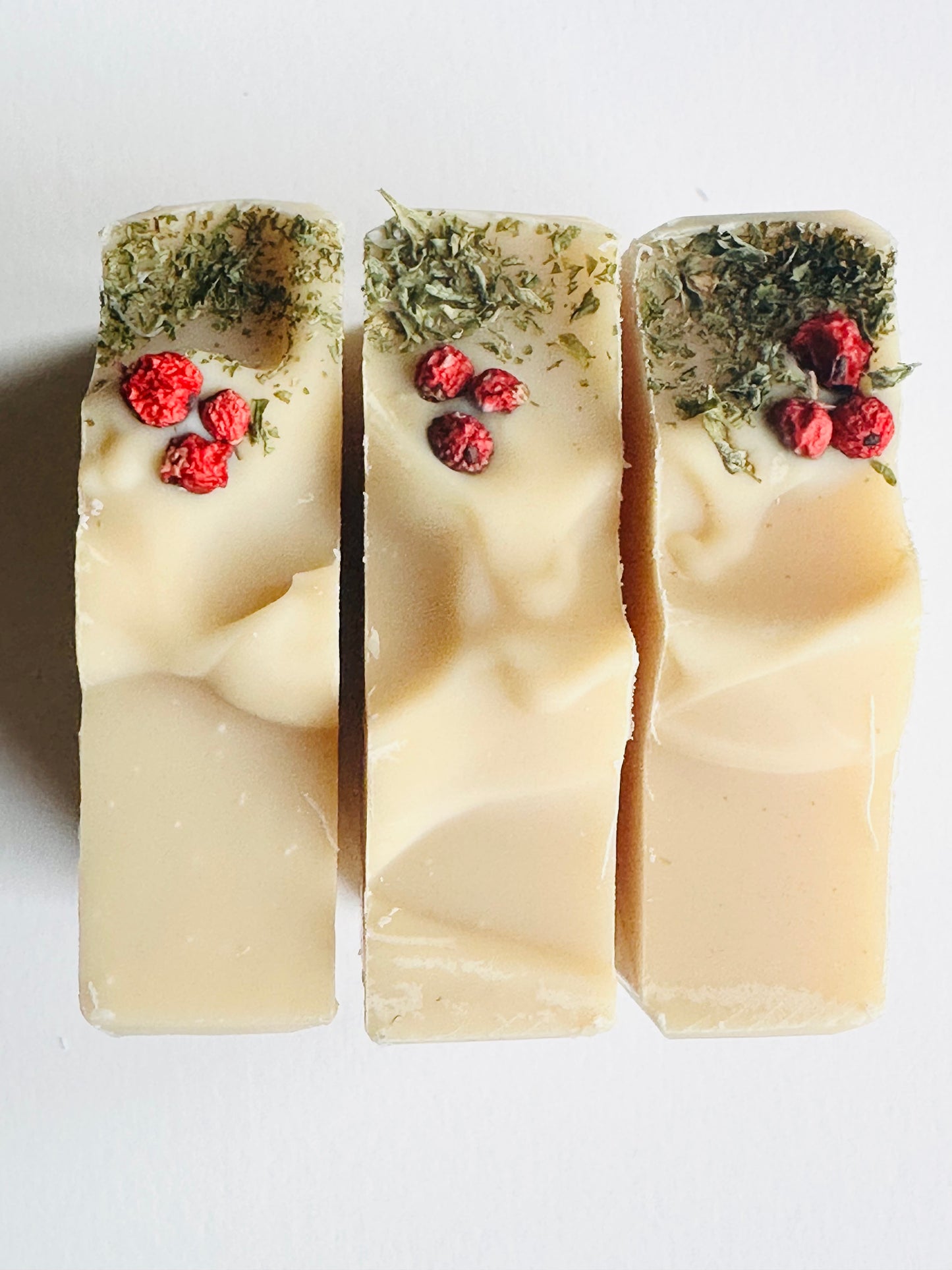 Holiday Lingonberry Soap | Festive Holiday Decor | Hydrating Soap | Beautiful