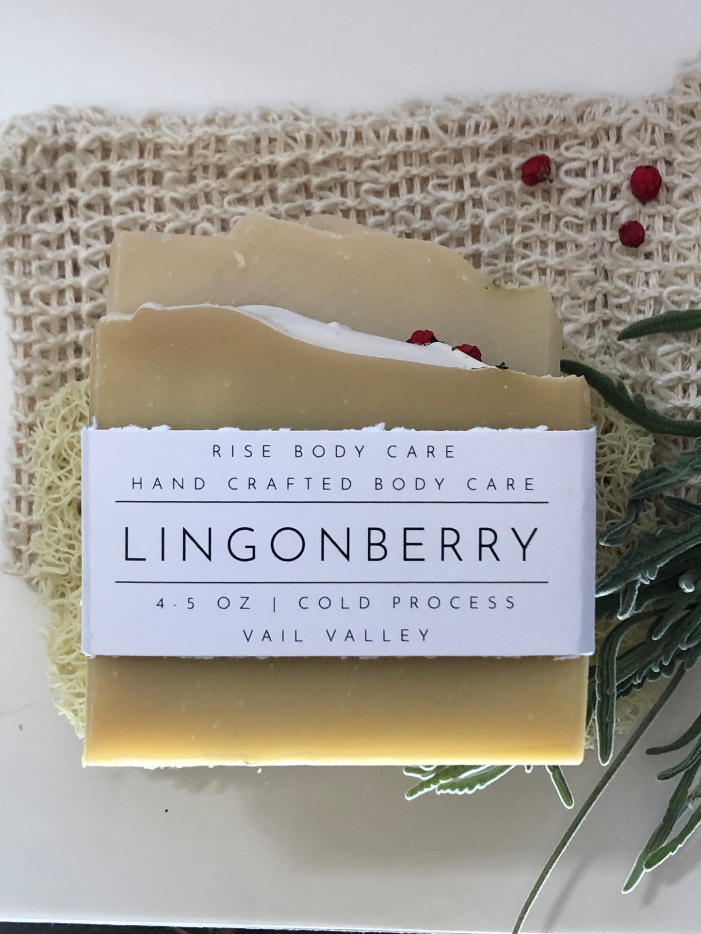 Holiday Lingonberry Soap | Festive Holiday Decor | Hydrating Soap | Beautiful